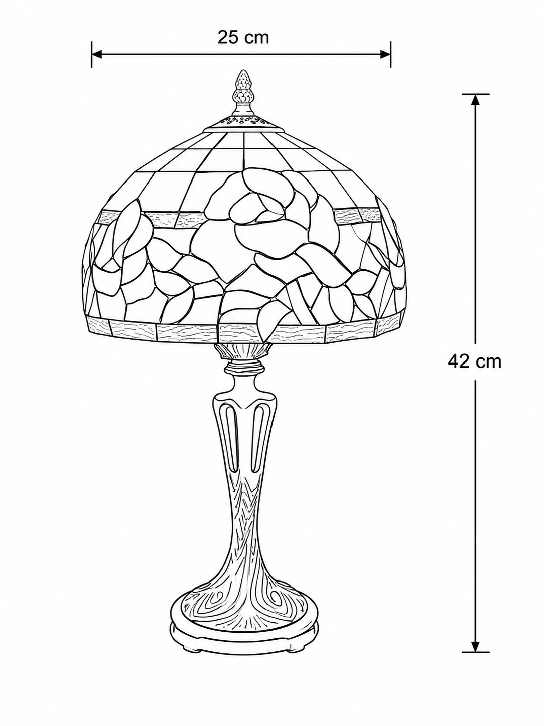 Tiffany Tischleuchte Austria - P32 – Bild 10