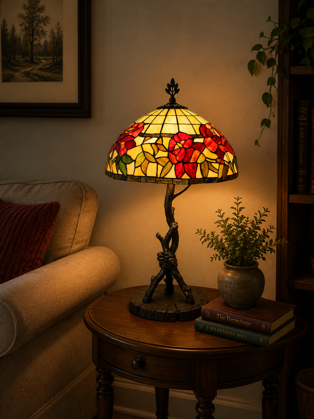 Tiffany Tischlampe Austria 36 / P9 – Bild 2