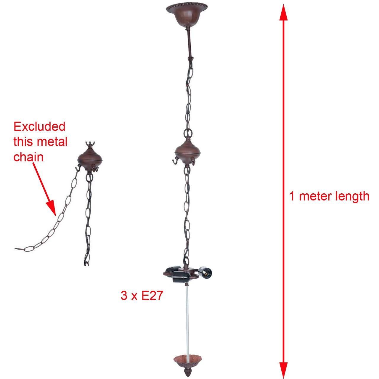 Tiffany Pendelleuchte Ø 40cm Andorra 8842 – Bild 9