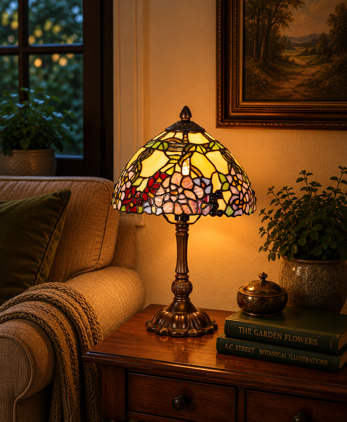 Tiffany Tischlampe Charlotte – Bild 2