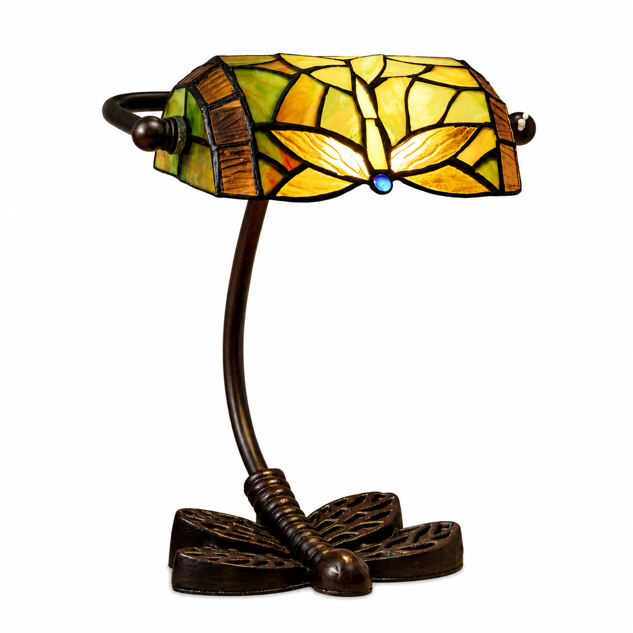 Tiffany Schreibtischlampe Dragonfly