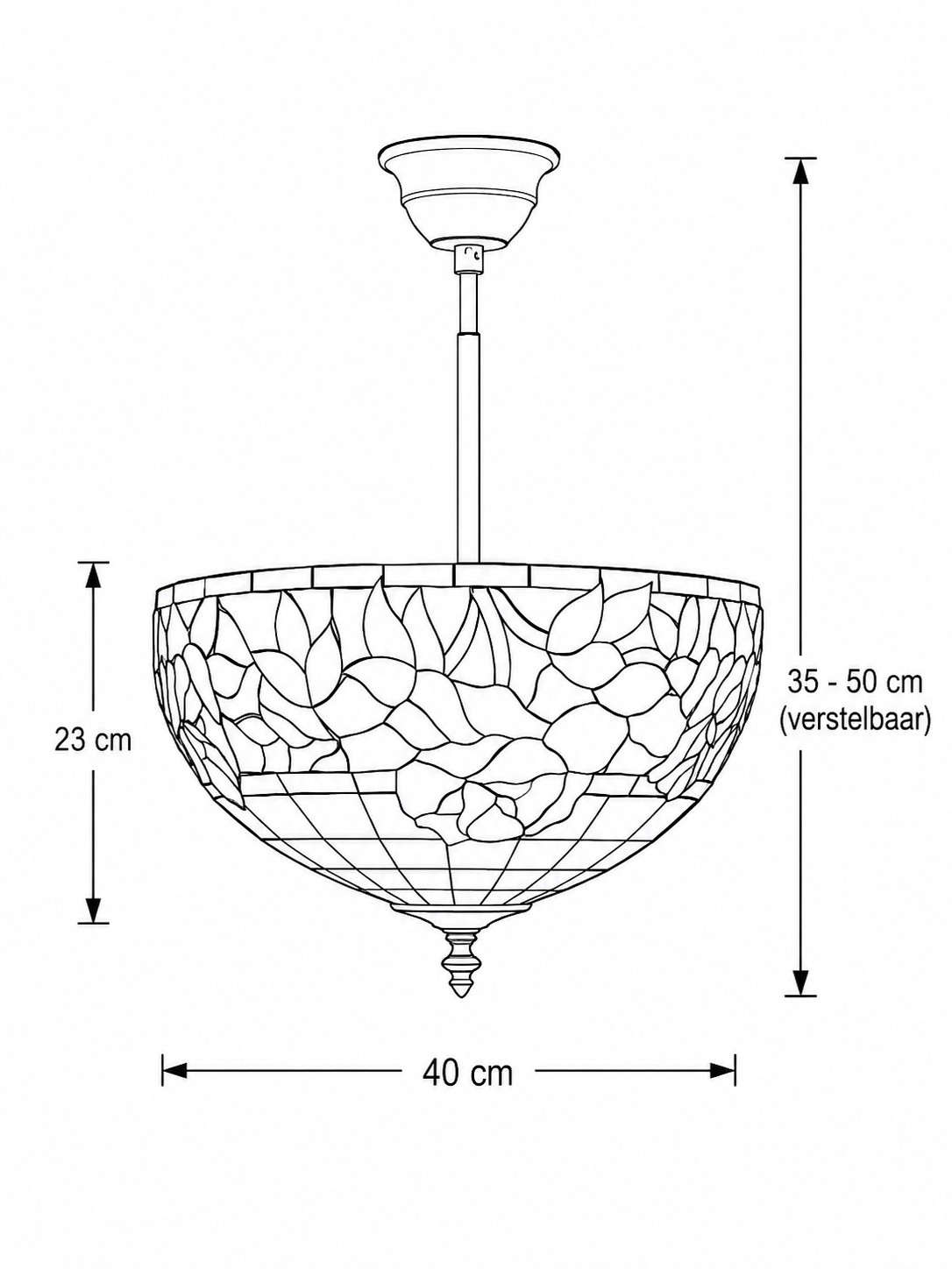 Tiffany Deckenleuchte Austria 40 - C2 – Bild 8