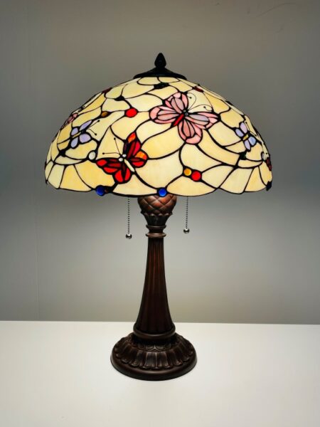 Tiffany Tischlampe Papillon – Bild 14