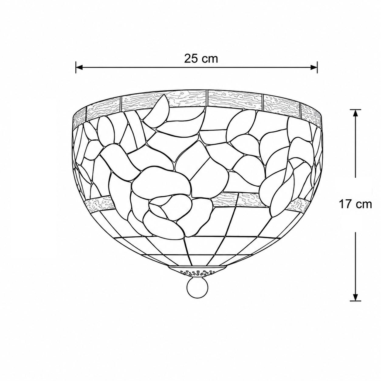 Tiffany Deckenleuchte Ø25cm Austria - 80 – Bild 14