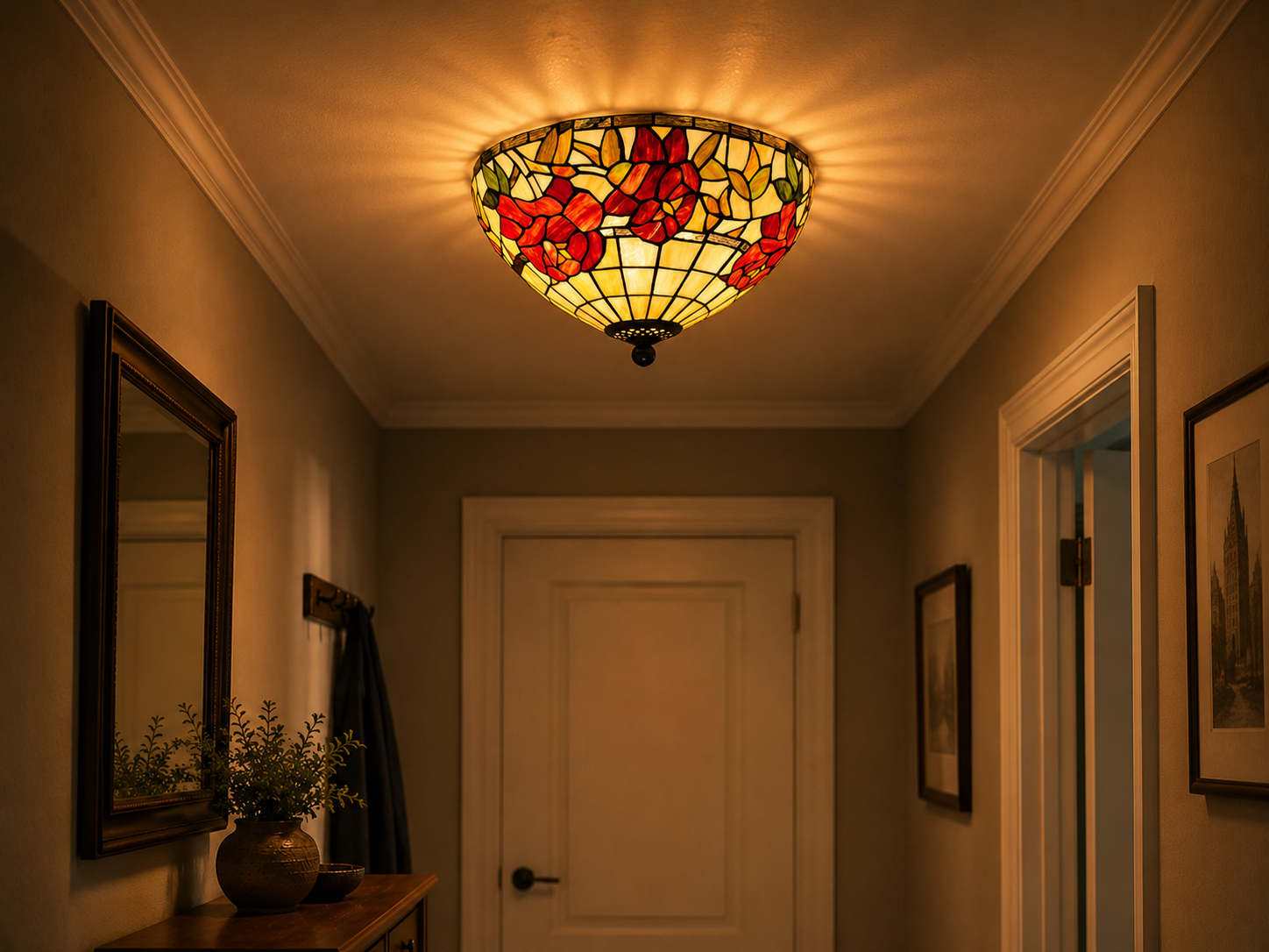 Tiffany Deckenlampe Austria 36-80 – Bild 2