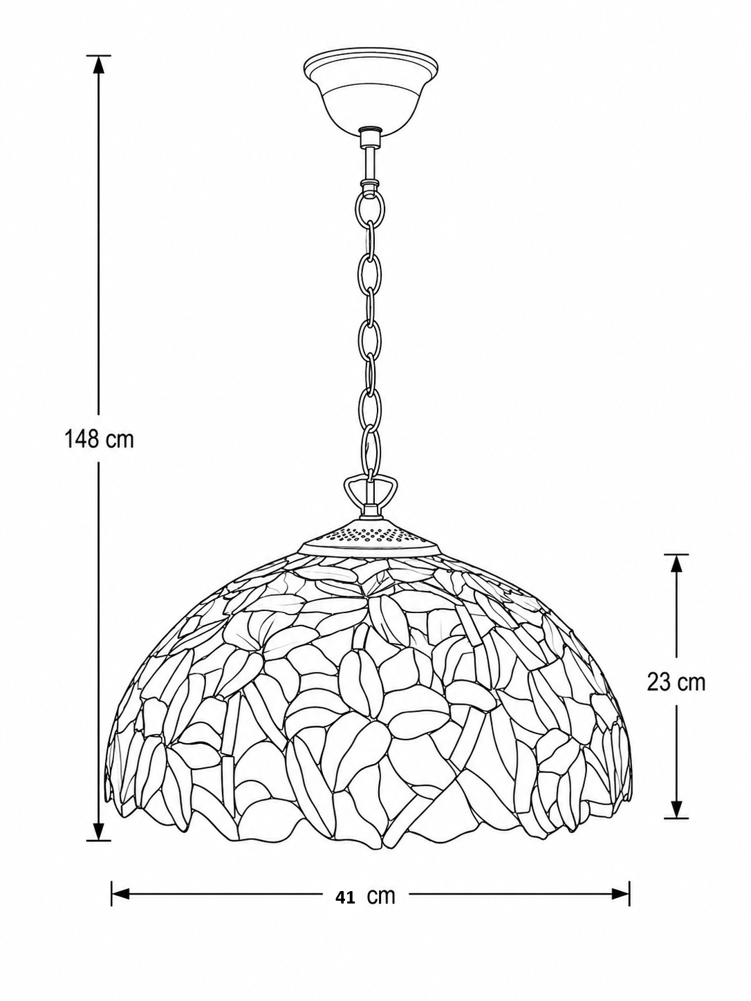 Tiffany Pendelleuchte Monaco 41/97 – Bild 12