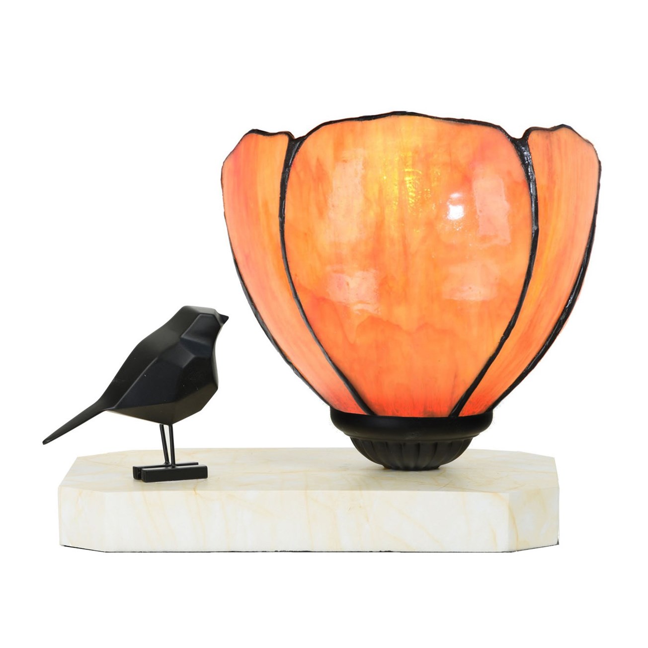 Tiffany Tischlampe / Skulptur Ballade of a Bird Tulipa – Bild 2