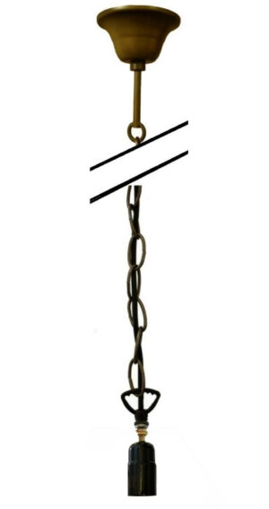 Aufhängung mit Kette und Kabel 130 cm