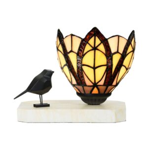Tiffany Tischlampe / Skulptur Ballade of a Bird Flow Souplesse Small
