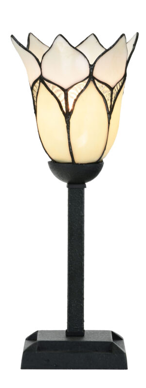 Tiffany Stehleuchte Lovely Flower White