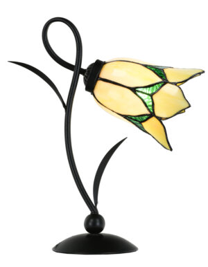 Tiffany Tischlampe Lovely Flower Yellow Romantic