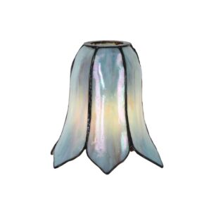 Tiffany Separates Glasschirm Gentian Blue