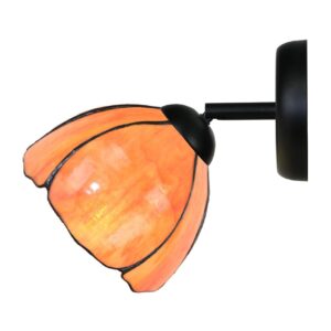 Tiffany Spot schwarz mit Tulipa