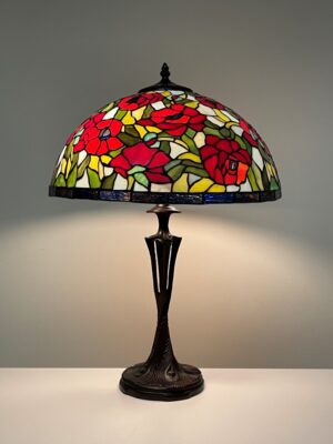 Tiffany Tischleuchte Rosas 40-P8