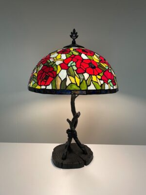 Tiffany-Tischlampe Rosas 40 / P9