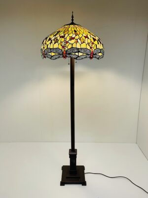 Tiffany Stehlampe Dragonfly Green 51 Base