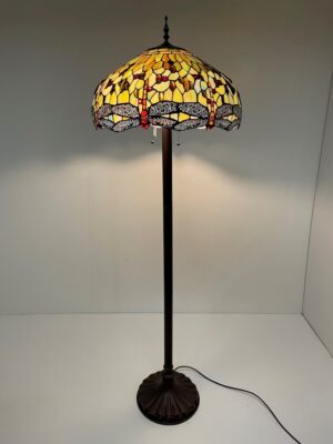 Tiffany Stehleuchte Dragonfly Green 51 Straight