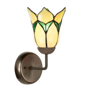 Tiffany Wandleuchte Lovely Flower Yellow
