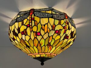 Tiffany Deckenleuchte Dragonfly Green 50 / 80