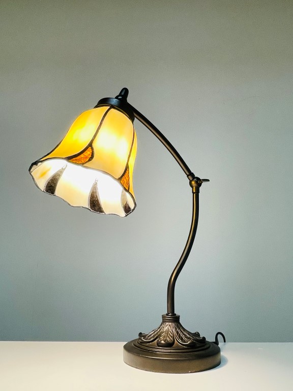 Tiffany Schreibtischlampe Corolla – Bild 4