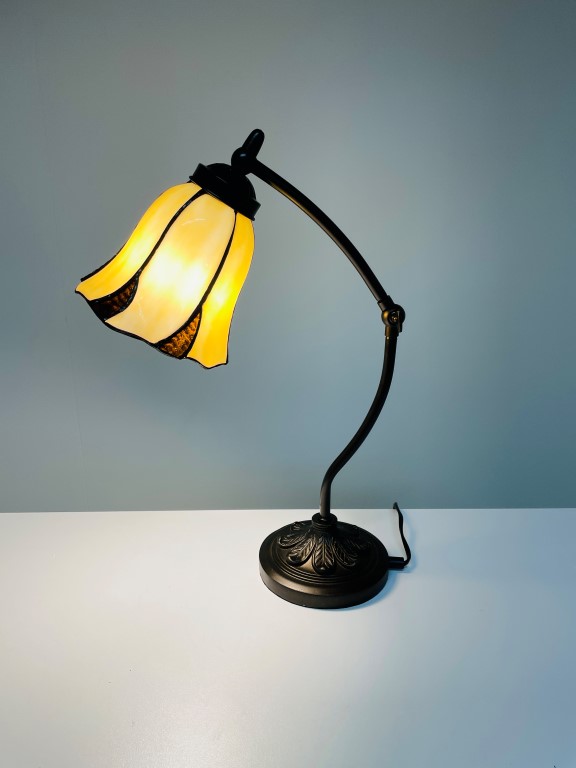 Tiffany Schreibtischlampe Corolla – Bild 7