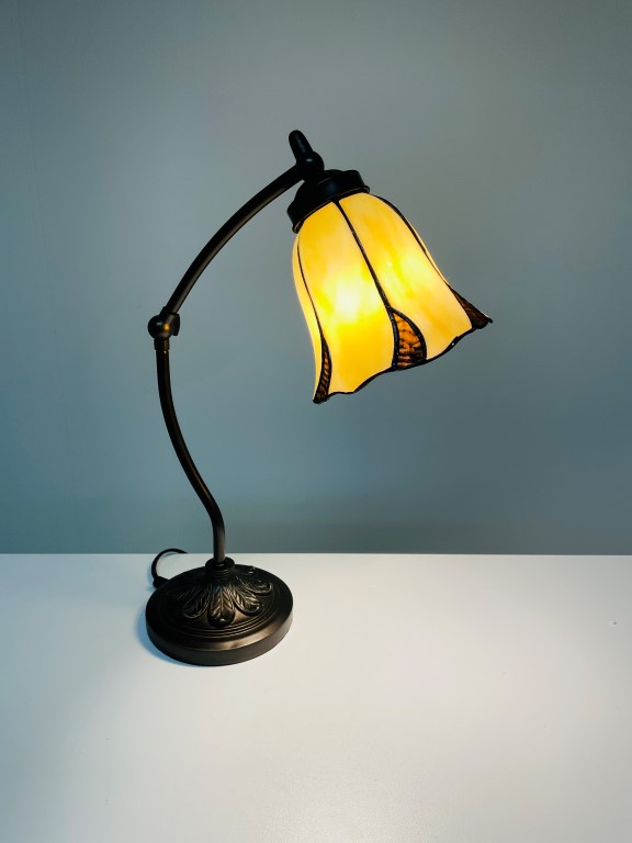 Tiffany Schreibtischlampe Corolla – Bild 3