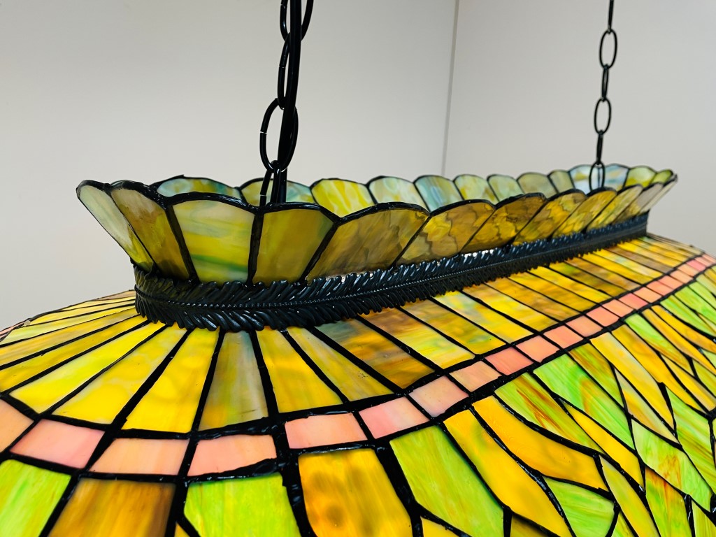 Tiffany Billard-Esstisch Lampe Dragonfly Green – Bild 5