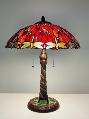 Tiffany Tischlampe Boston Dragonfly