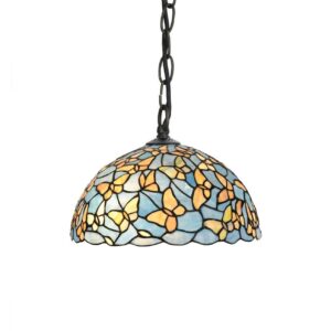 Tiffany Hängeleuchte “Fly Away” – Ø 35 cm | Kettenaufhängung & handgefertigtes Glas