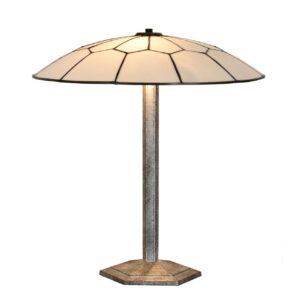 Tiffany Tischlampe Gatsby 45 cm – Art Deco Stil – 3-flammig