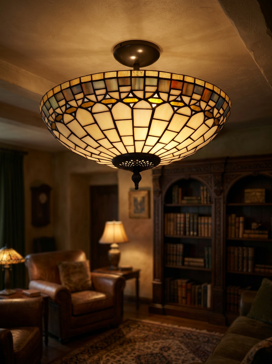 Tiffany Deckenleuchte Quartz 40 cm – Bild 2