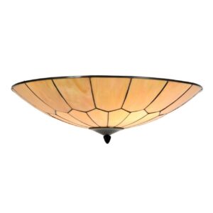 Tiffany Deckenleuchte Amber Sky – 60 cm – French Art Deco – 4-flammig