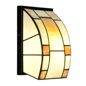 Tiffany Wandleuchte Roundabout OUTDOOR – Außenlampe – geometrisches Design